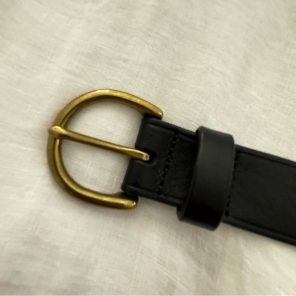 Madewell Accessories - Madewell Perfect Leather Belt - Black - Size XS